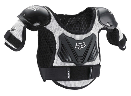 Fox Racing - Peewee Titan Roost Deflector - Black/Silver - M/L - Cycle City Outdoors