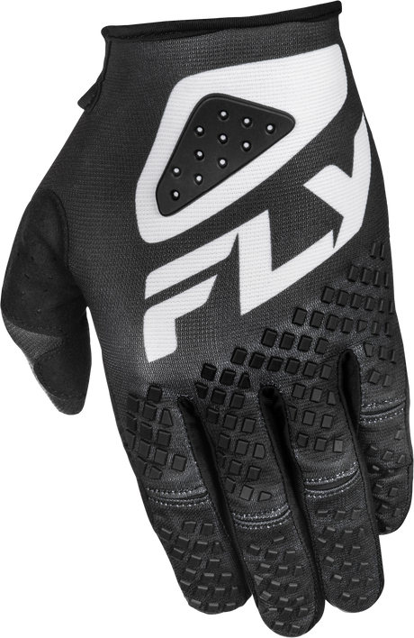 Youth Kinetic Sym Gloves Black/White Yl - Cycle City Outdoors