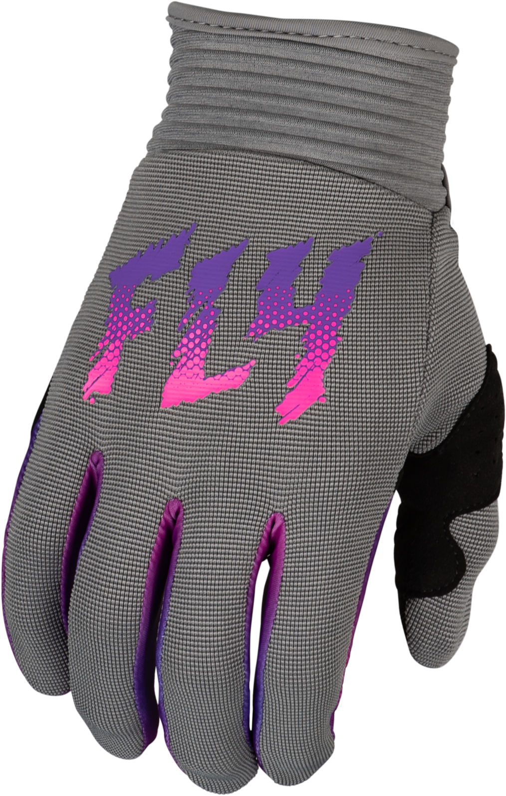 Youth F 16 Gloves Grey/Pink/Purple Yl - Cycle City Outdoors