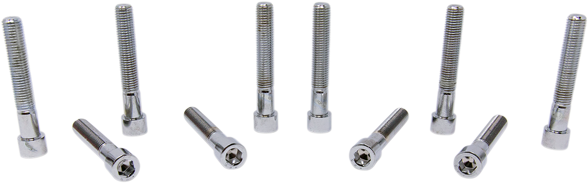 DRAG SPECIALTIES Bolts - Socket-Head/Replacement - Smooth/Fine Thread - 5/16"-24 x 2" - 10 Pack MPB232S - Cycle City Outdoors