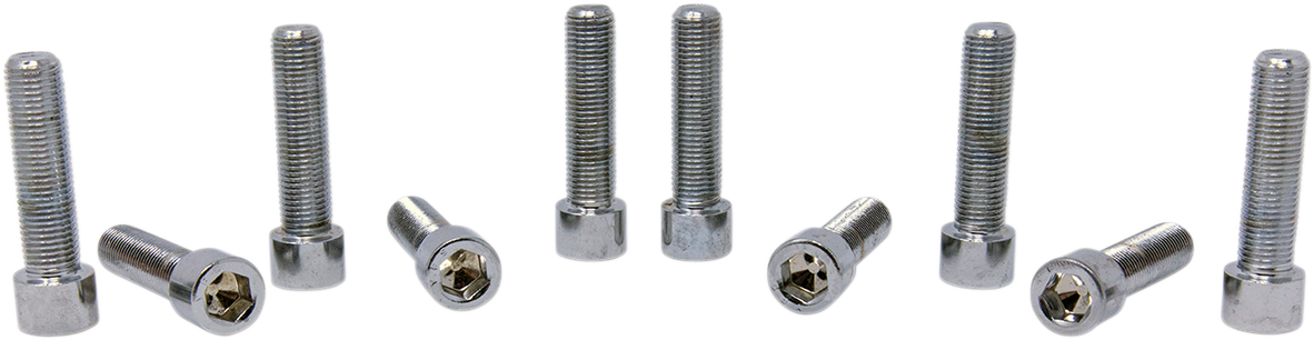 DRAG SPECIALTIES Bolts - Socket-Head/Replacement - Smooth/Fine Thread - 3/8"-24 x 1-1/2" - 10 Pack MPB252S - Cycle City Outdoors