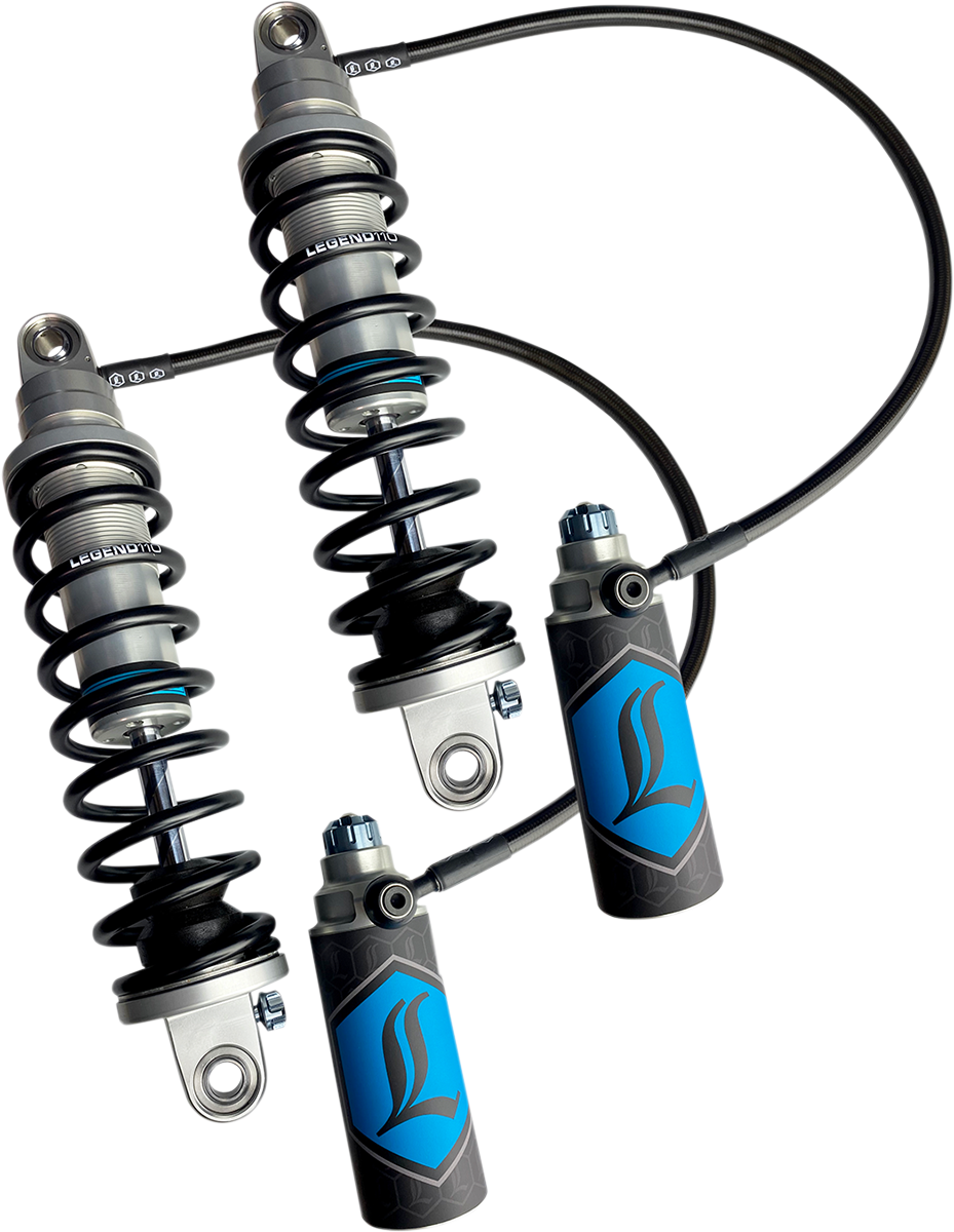 LEGEND SUSPENSION REVO ARC Remote Reservoir Shocks - Standard - Clear - 13" 1310-1926