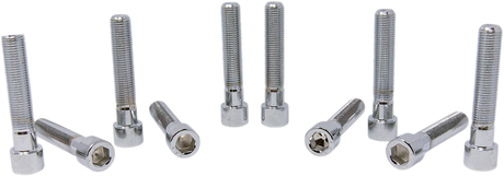 DRAG SPECIALTIES Bolts - Socket-Head/Replacement - Smooth/Fine Thread - 3/8"-24 x 2" - 10 Pack MPB254S - Cycle City Outdoors