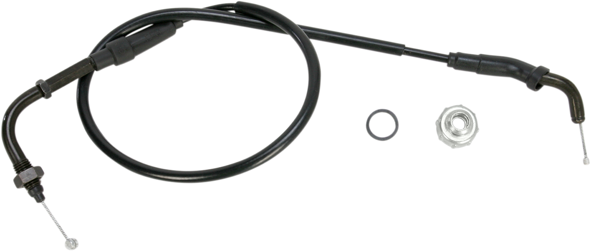 MOTION PRO Black Vinyl Throttle Cable - Pull - Honda 02-0439