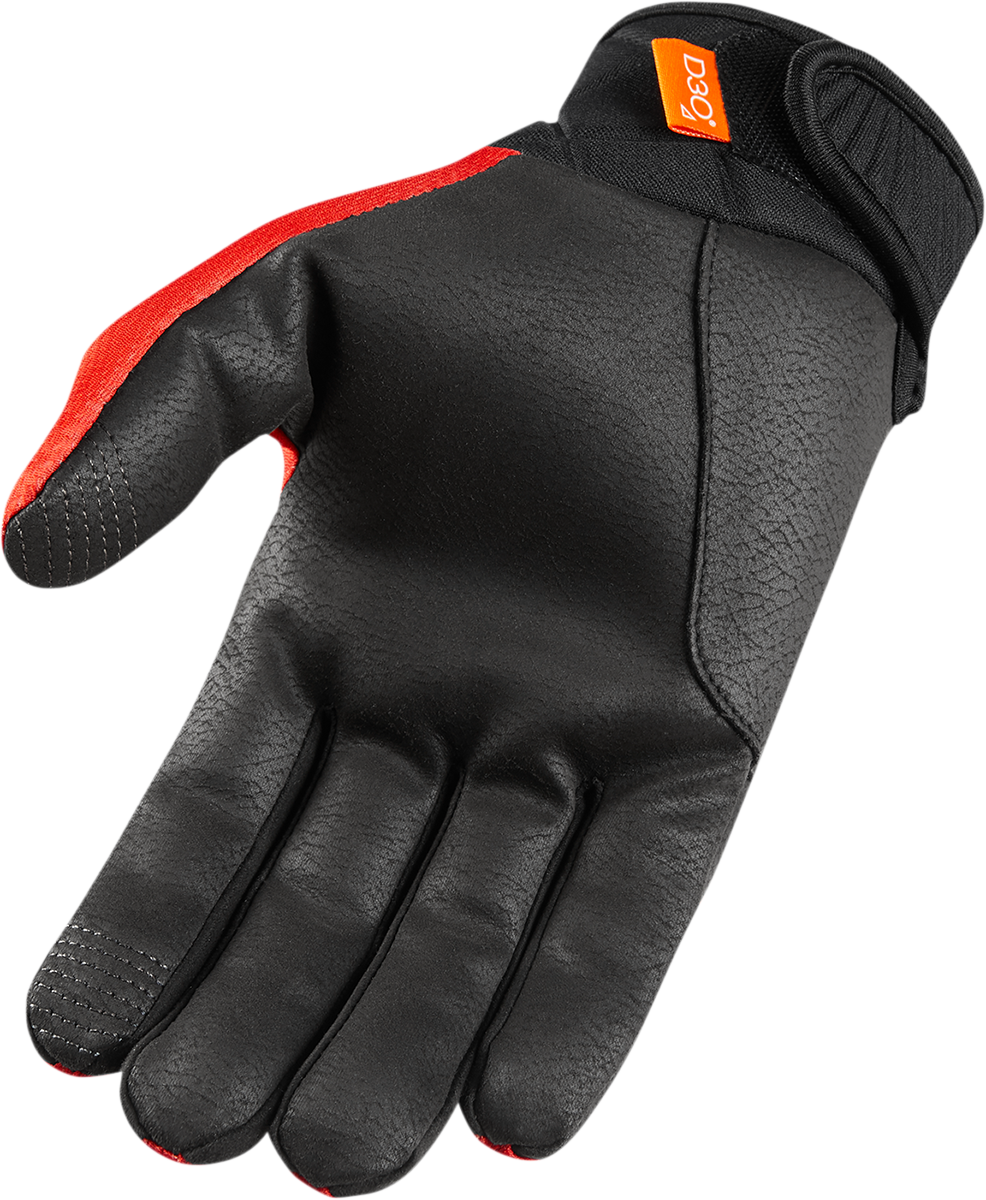 ICON Anthem 2 CE* Gloves - Red - Large 3301-3685