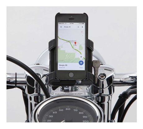 Ciro3D - Smartphone/GPS Holder - without Charger - Chrome - Cycle City Outdoors