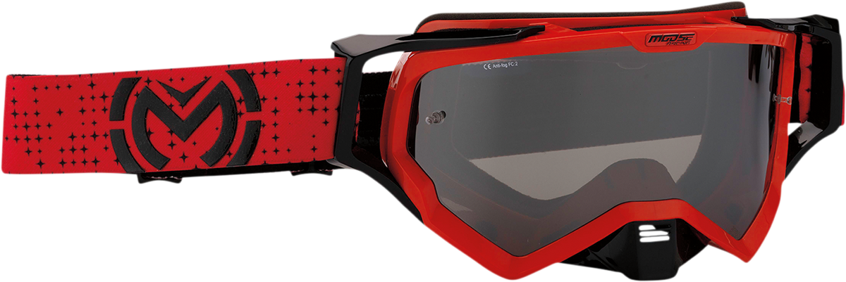 MOOSE RACING XCR Goggles - Pro Stars - Red/Black 2601-2668 - Cycle City Outdoors