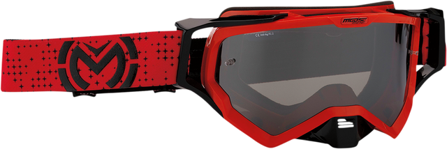 MOOSE RACING XCR Goggles - Pro Stars - Red/Black 2601-2668 - Cycle City Outdoors