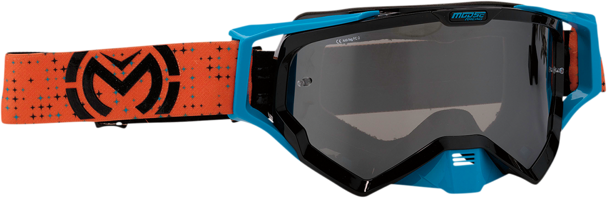 MOOSE RACING XCR Goggles - Pro Stars - Orange/Black 2601-2669 - Cycle City Outdoors