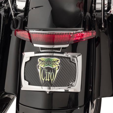 Ciro Taillight/License Plate Mount - Chrome 40073 - Cycle City Outdoors