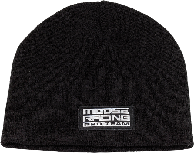 MOOSE RACING Pro Team Beanie - Black - One Size 2501-3534 - Cycle City Outdoors