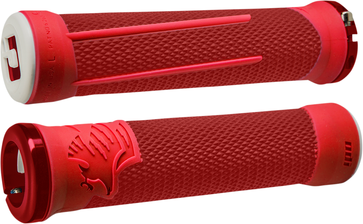 ODI AG-2 MTB Grips - Red/Fire Red D35A2RF-R - Cycle City Outdoors