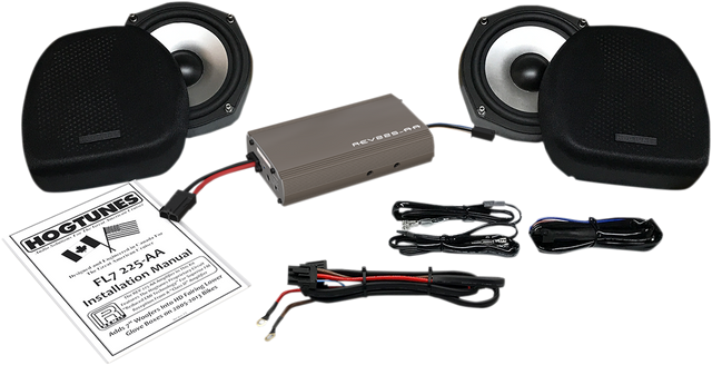 Hogtunes - 7" Woofer/Amp Kit - Lower Fairing FL7 225-AA - Cycle City Outdoors