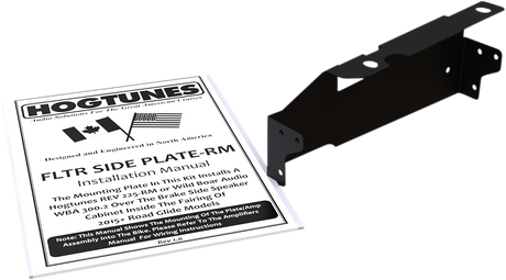 Hogtunes - Amp Side Mount Plate FLTR SIDEPLT-RM - Cycle City Outdoors