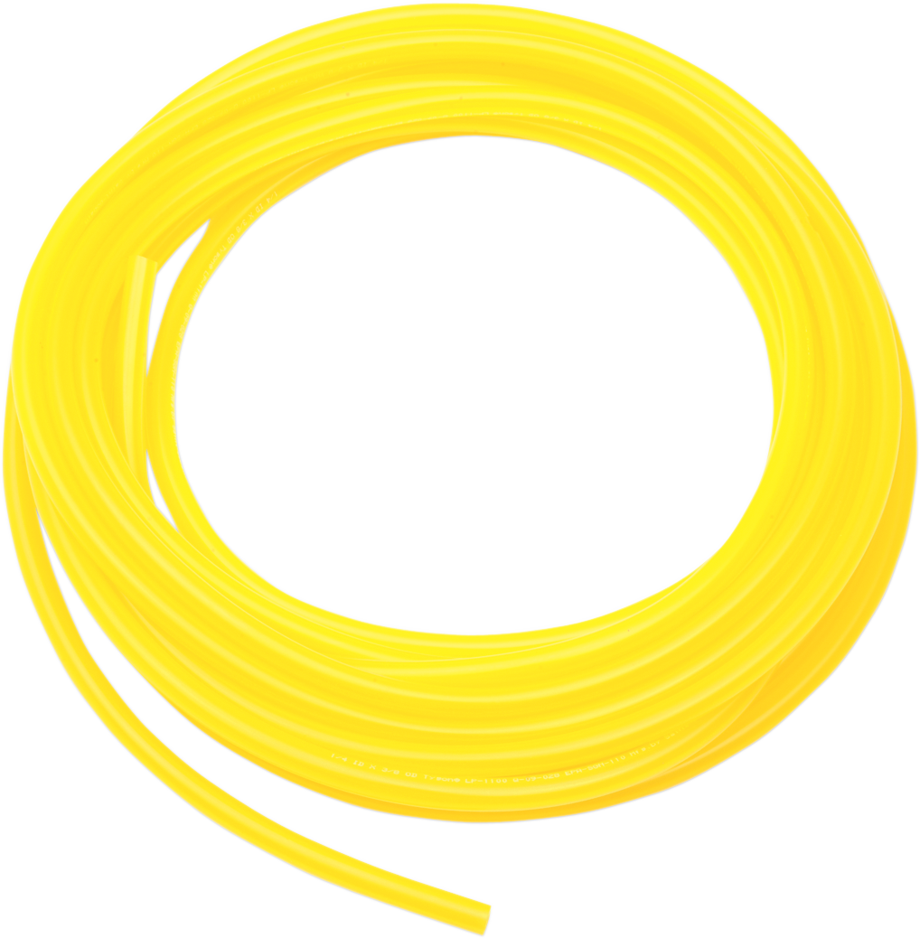 MOTION PRO Low Permeation Fuel Line Roll - Yellow - 1/4" - 25' 12-0068