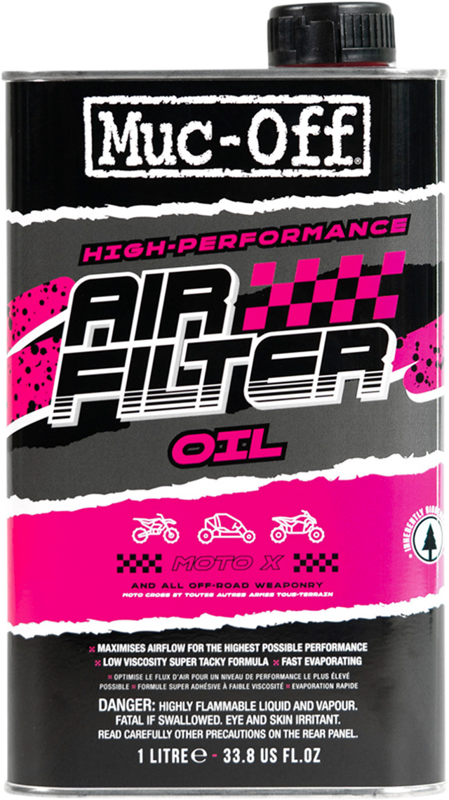 MUC-OFF USA Foam Air Filter Oil - 1L 20156US - Cycle City Outdoors