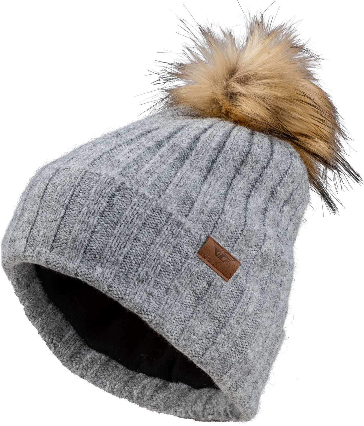 Fly Women's Snow Pom Beanie Heather Grey - Cycle City Outdoors