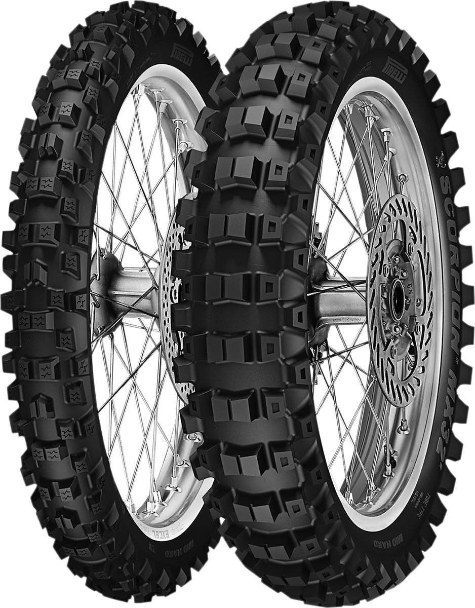 PIRELLI Tire - Scorpion™ MX32™ Mid Hard - Rear - 100/90-19 - 57M 3107400