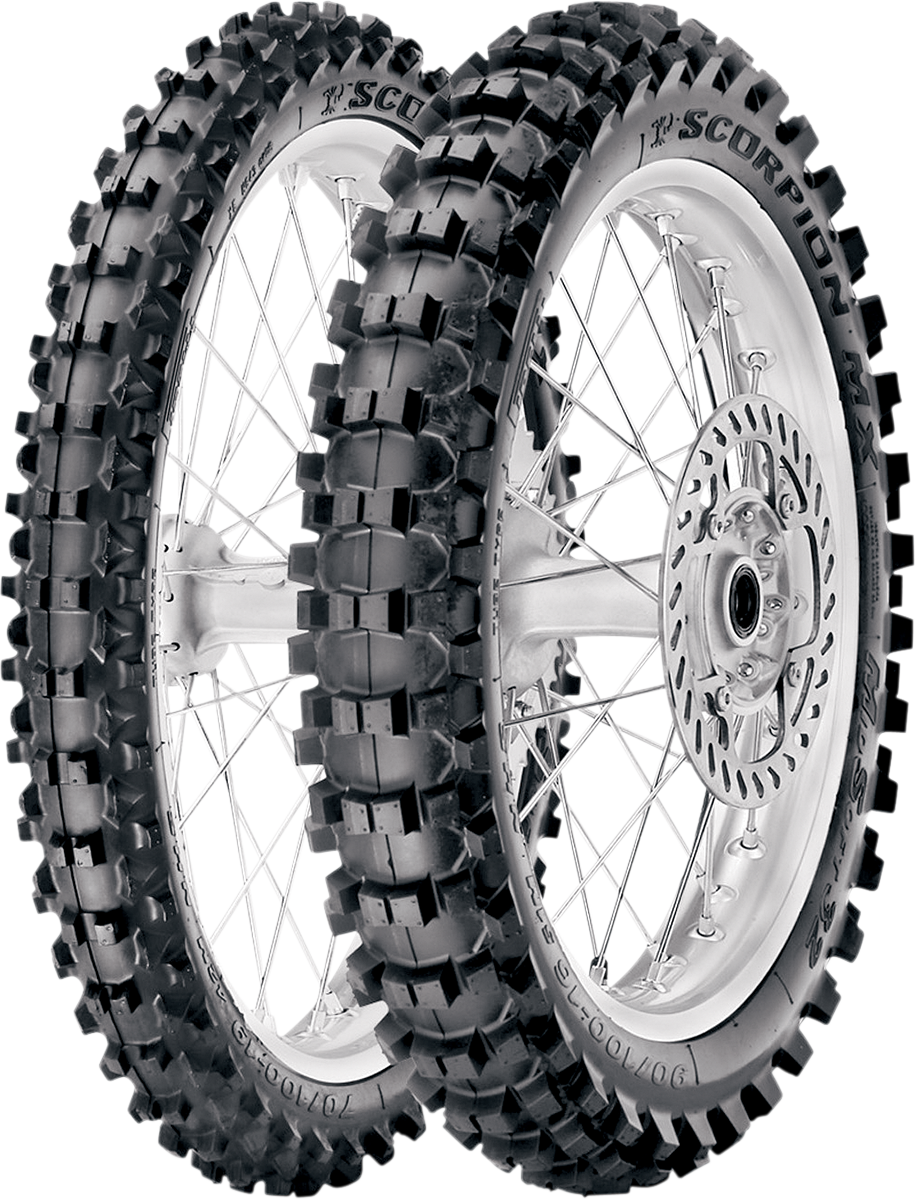 PIRELLI Tire - Scorpion™ MX32 Mid Soft - Front - 60/100-14 - 29M 3842000