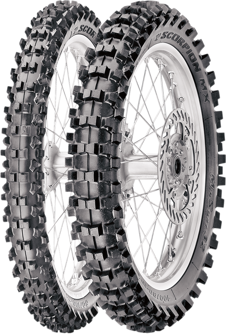 PIRELLI Tire - Scorpion™ MX32 Mid Soft - Front - 80/100-21 - 51M 2588300