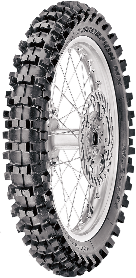 PIRELLI Tire - Scorpion™ MX32 Mid Soft - Rear - 100/90-19 - 57M 2588400