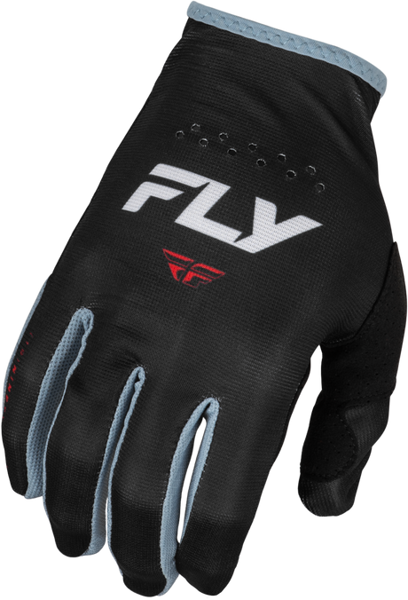 Youth Lite Gloves Black/White/Red Ys - Cycle City Outdoors