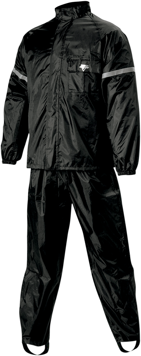 NELSON RIGG WP-8000 Weather Pro Rainsuit - Black - Small WP8000BLK01-SM