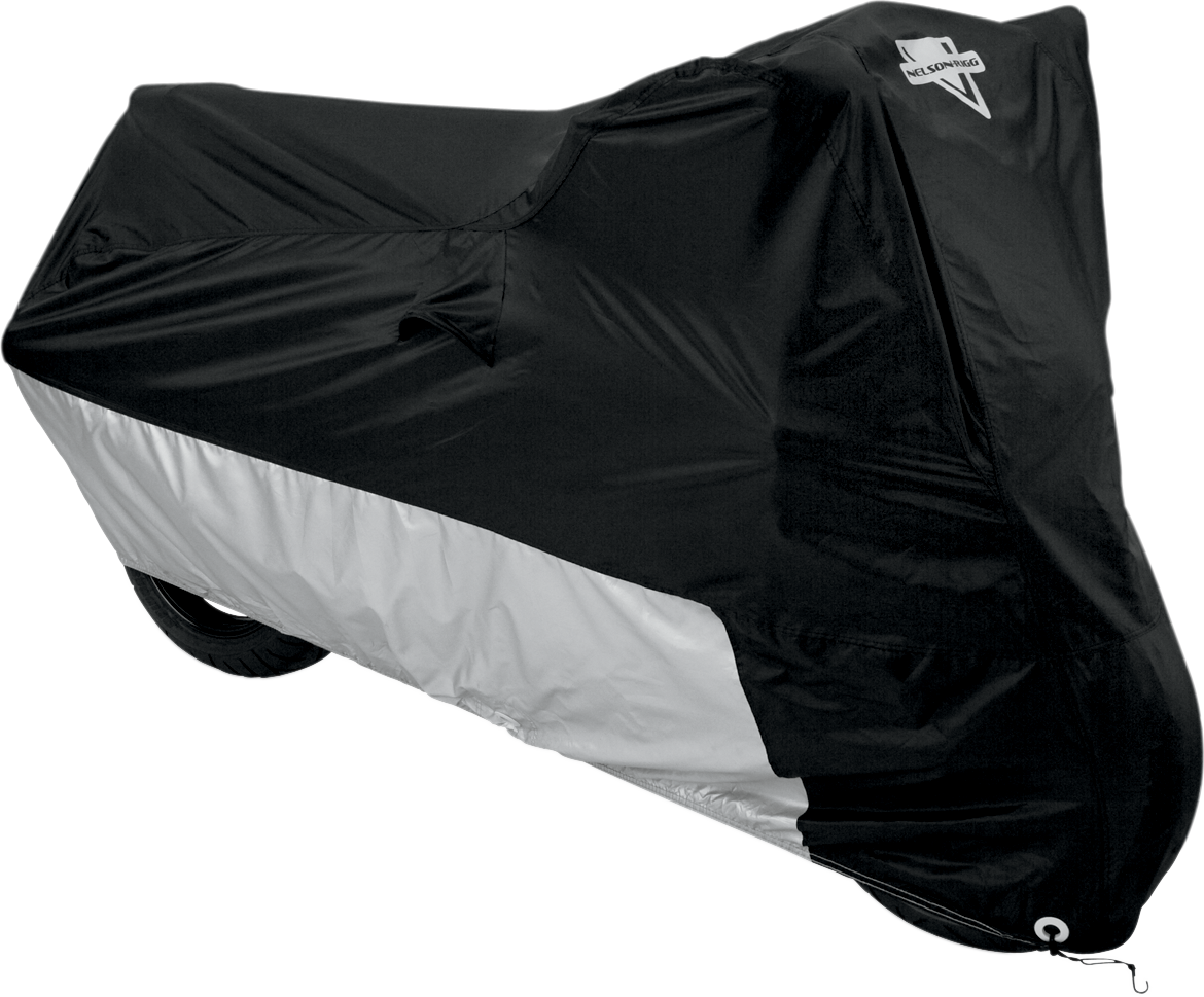 NELSON RIGG Motorcycle Cover - Black/Silver - Medium MC-904-02-MD