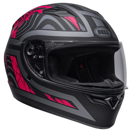 Bell - Qualifier Full Face Helmet - Rebel - Black/Pink - M - Cycle City Outdoors