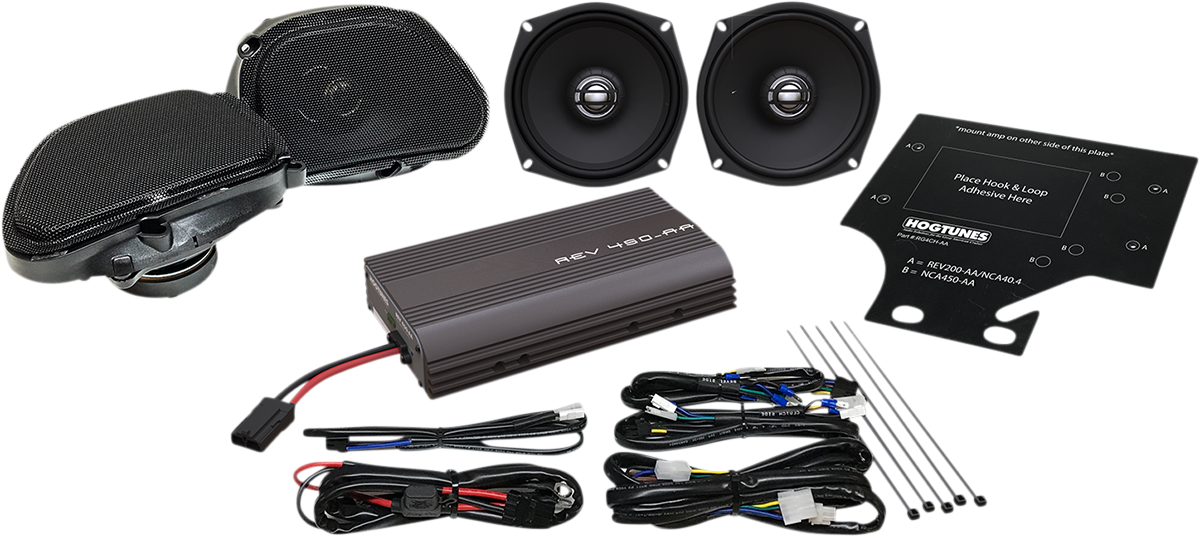 Hogtunes - 200W Amp/Speaker Kit - Cycle City Outdoors