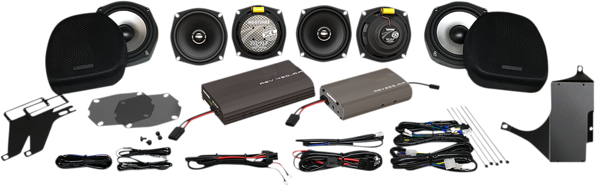 Hogtunes - Dual Amp/Speaker Kit - Ultra ULTRA 6 PACK-XL - Cycle City Outdoors