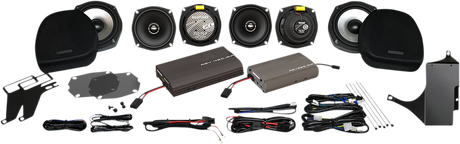 Hogtunes - Dual Amp/Speaker Kit - Ultra ULTRA 6 PACK-XL - Cycle City Outdoors