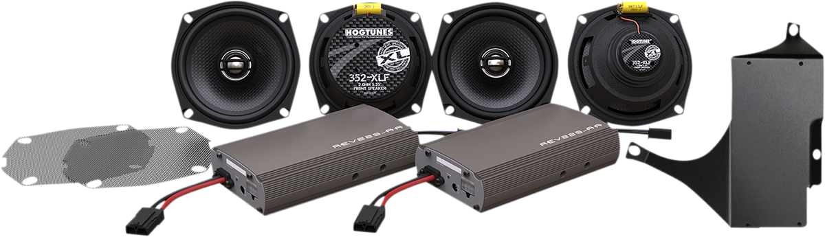 Hogtunes - Dual Amp/Speaker Kit - Road Glide RG ULTRA KIT-XL - Cycle City Outdoors