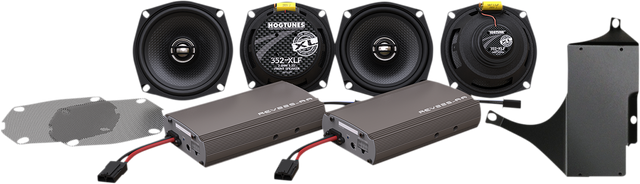 Hogtunes - Dual Amp/Speaker Kit - Road Glide RG ULTRA KIT-XL - Cycle City Outdoors