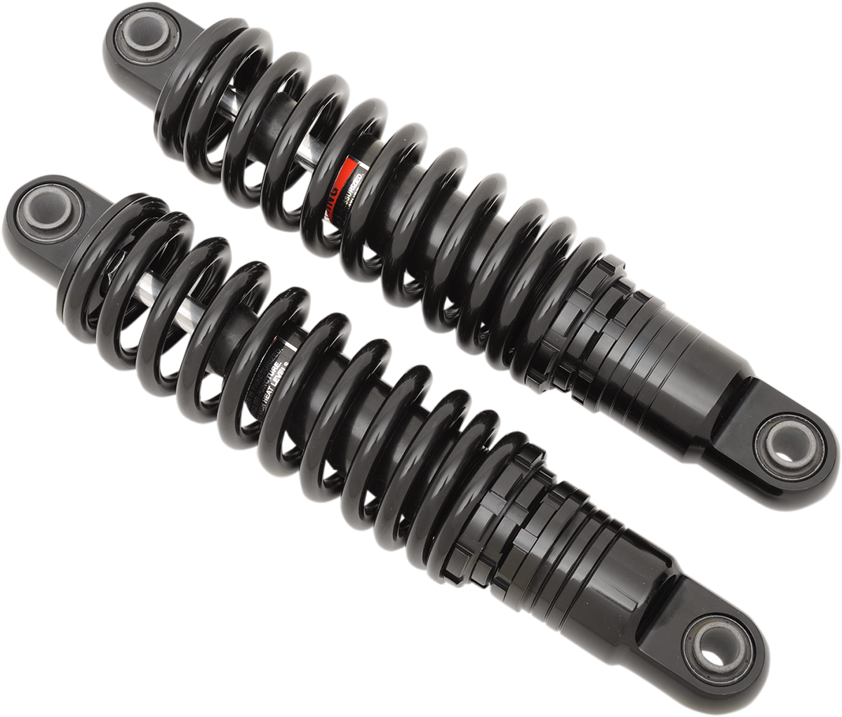 DRAG SPECIALTIES SHOCKS Premium Ride-Height Adjustable Shocks - Black - Standard - 11" C16-0155AB - Cycle City Outdoors