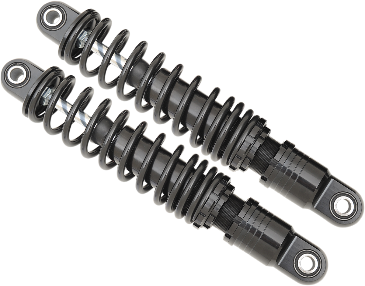 DRAG SPECIALTIES SHOCKS Premium Ride-Height Adjustable Shocks - Black - Standard - 11" C16-0160AB - Cycle City Outdoors