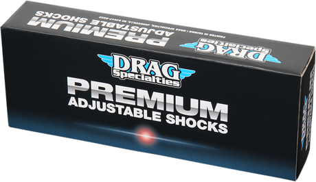 DRAG SPECIALTIES SHOCKS Premium Ride-Height Adjustable Shocks - Chrome - Standard - 12" C16-0153A - Cycle City Outdoors