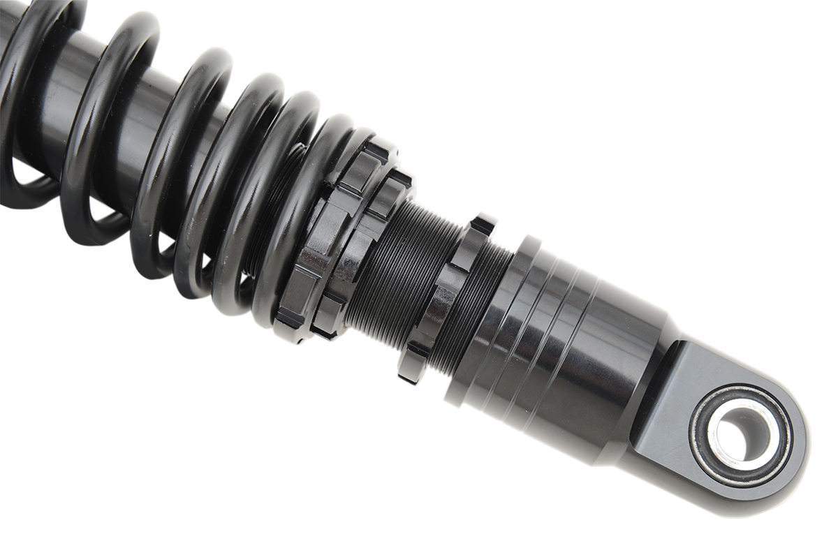 DRAG SPECIALTIES SHOCKS Premium Ride-Height Adjustable Shocks - Black - Standard - 12" C16-0162AB - Cycle City Outdoors