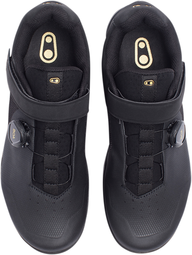 CRANKBROTHERS Mallet BOA? Shoes - Black/Gold - US 8.5 MAB01080A-8.5 - Cycle City Outdoors