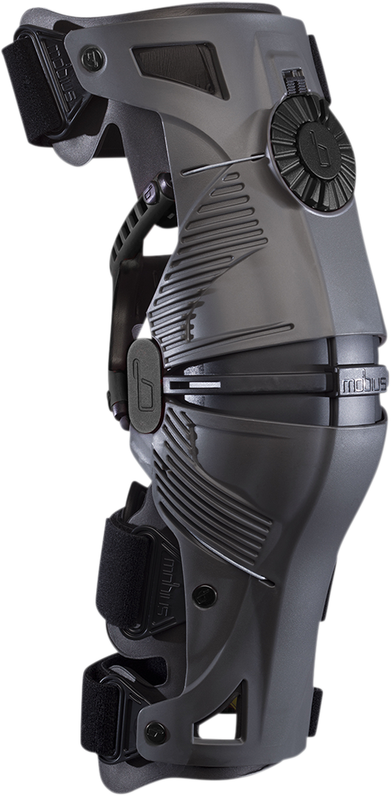 MOBIUS X8 Knee Brace - Gray/Black - Large 1010504 - Cycle City Outdoors