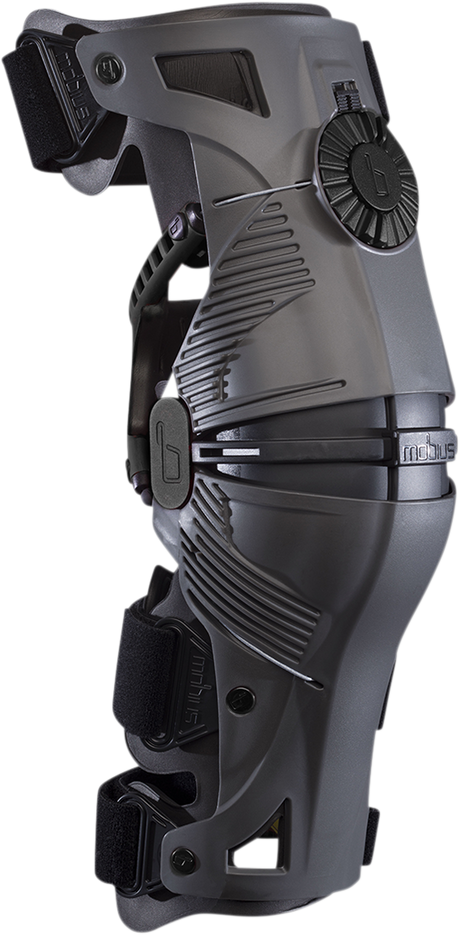 MOBIUS X8 Knee Brace - Gray/Black - Large 1010504 - Cycle City Outdoors