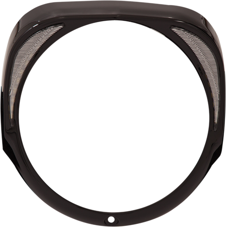 Ciro Headlight Bezel - Black 45201 - Cycle City Outdoors