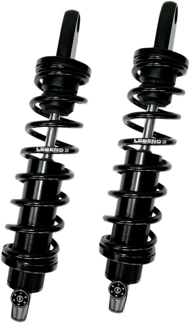 LEGEND SUSPENSION REVO-A Adjustable FXR Coil Suspension - Gloss Black - Standard - 12" 1310-1106