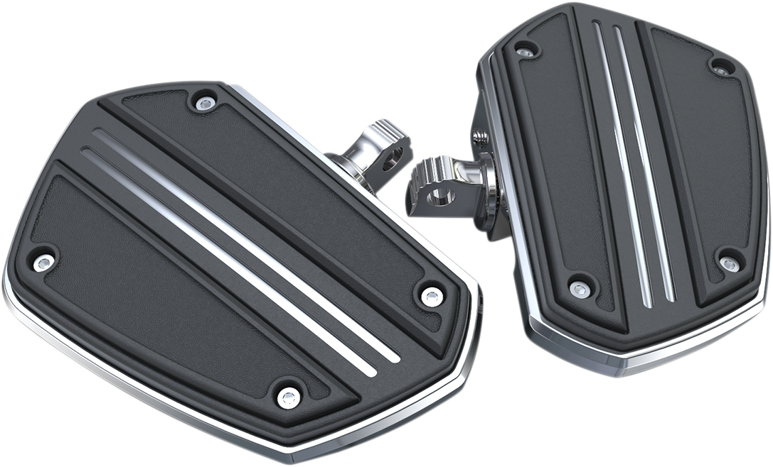 Ciro Twin Rail Board - With Adapter - Chrome 60201 - Cycle City Outdoors