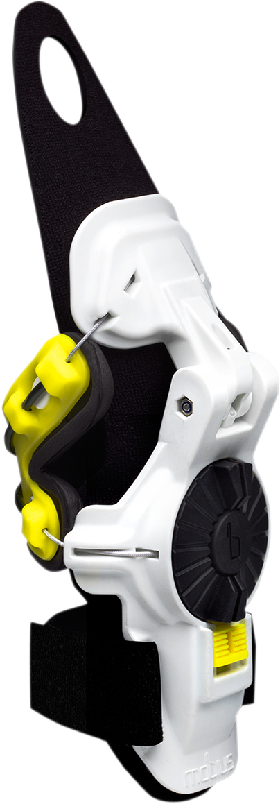 MOBIUS X8 Wrist Brace - White/Acid Yellow - S/M 6010110 - Cycle City Outdoors