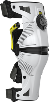 MOBIUS X8 Knee Braces - White/Yellow - Large 1010104 - Cycle City Outdoors