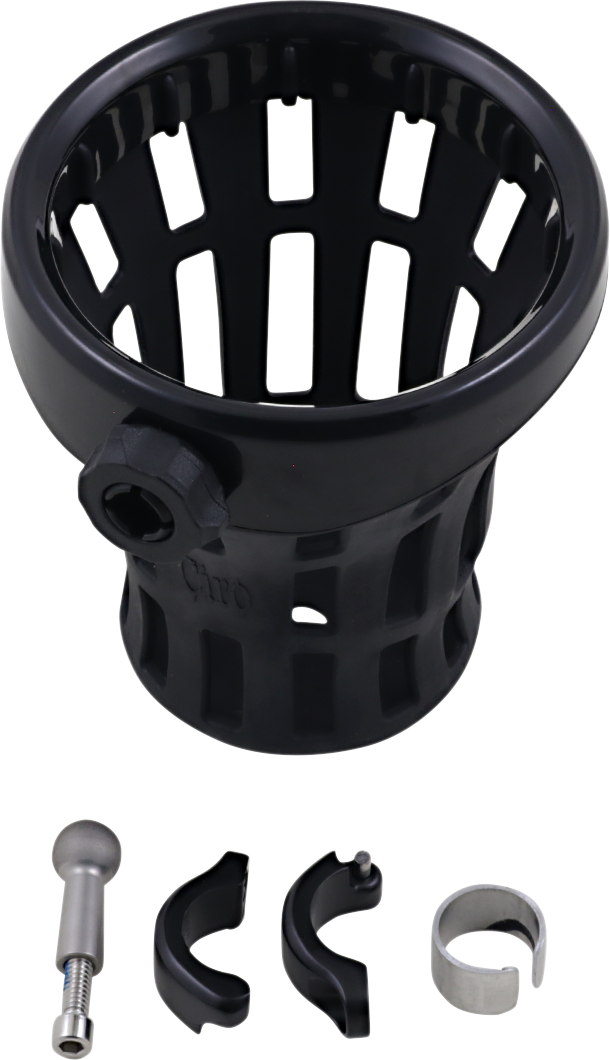 Ciro Drink Holder - 7/8" - 1" Clamp - Black 50913 - Cycle City Outdoors