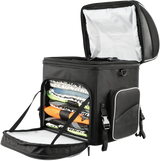 NELSON RIGG Destination Backrest Rack Bag - Black NR-230