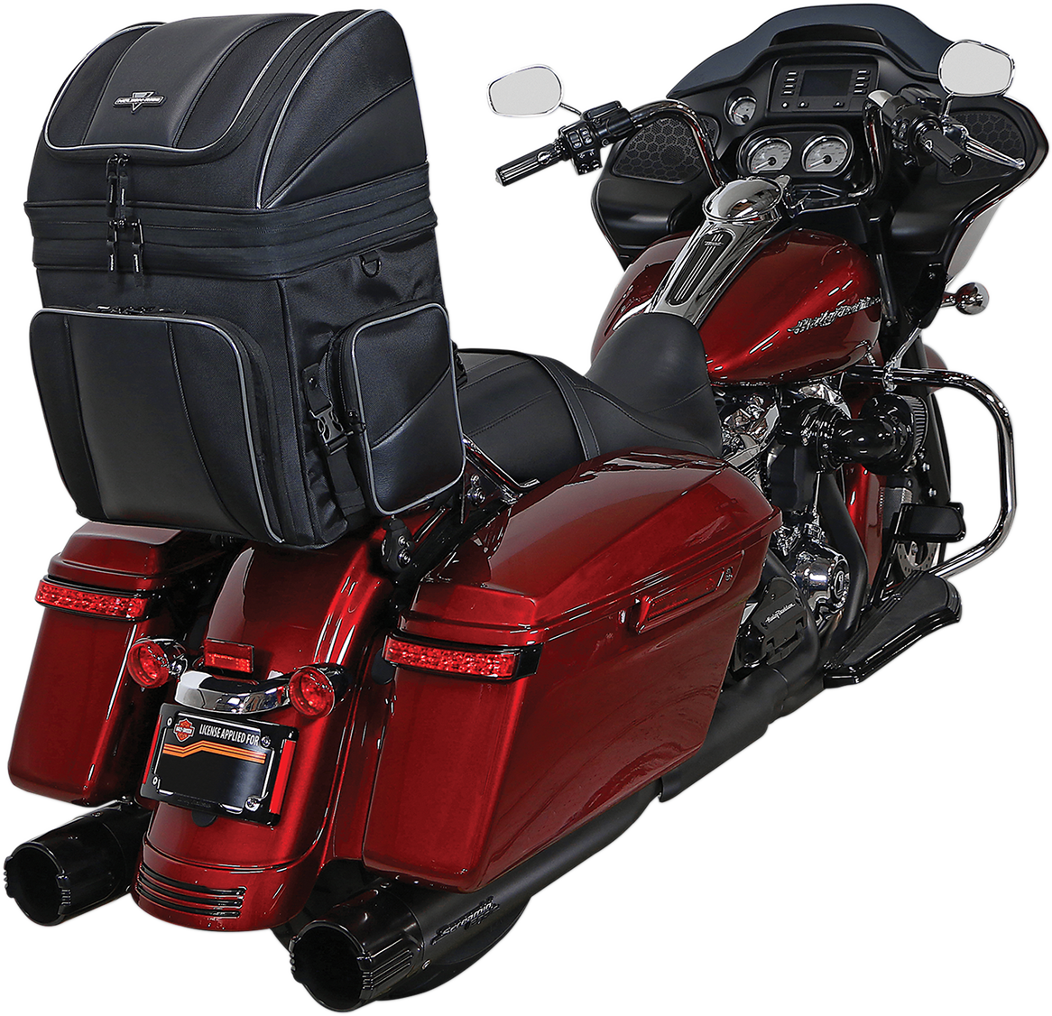 NELSON RIGG Destination Backrest Rack Bag - Black NR-230