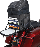 NELSON RIGG Destination Backrest Rack Bag - Black NR-230